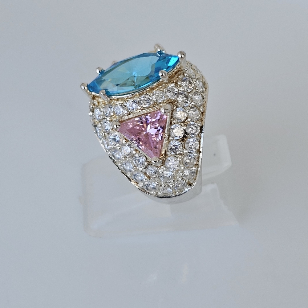 Authentic Victoria Wieck Absolute Ring Sterling Silver Size 5.5 - Picture 2 of 6